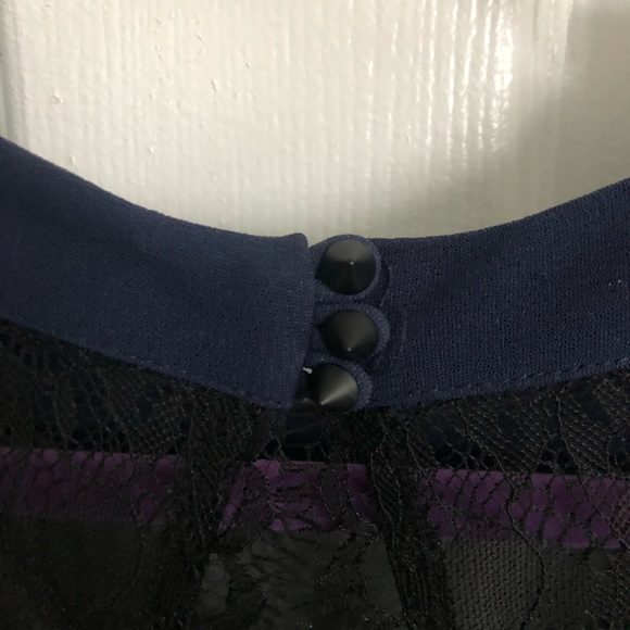 BCBGENERATION High Neck Open Back Lace Dress - Picture 7 of 9